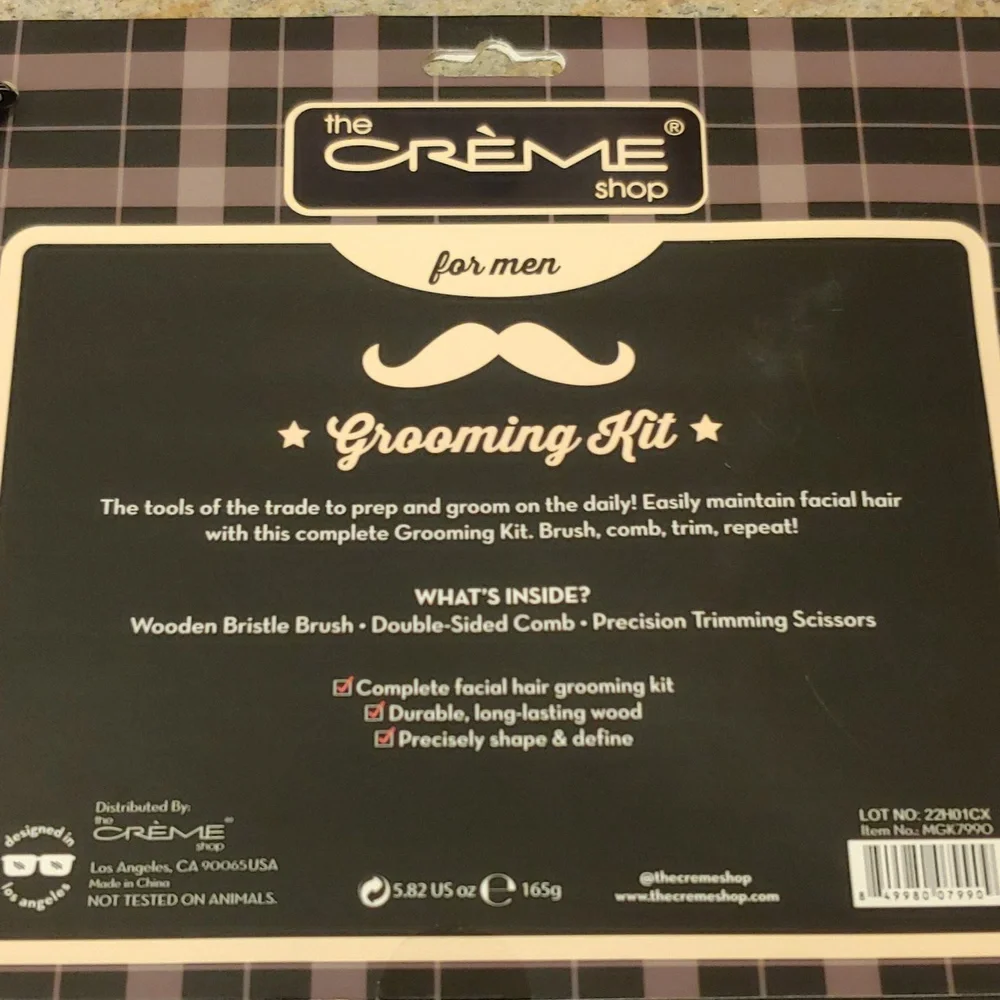 🐶Men's Beard Grooming by the Crème Shop-Vegan. New in Box. - Picture 7 of 8